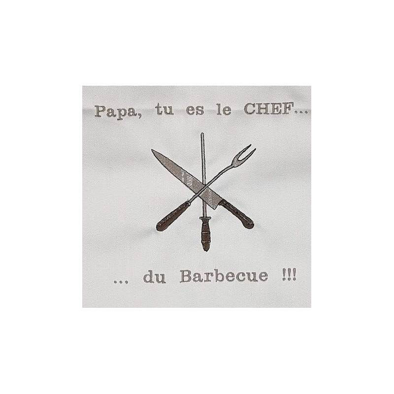Tablier Chef du barbecue Tablier Chef du barbecue
