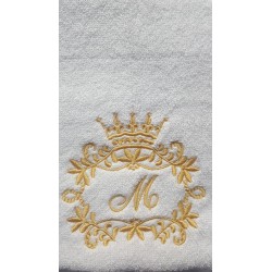 Serviette de toilette Zèbres brodés