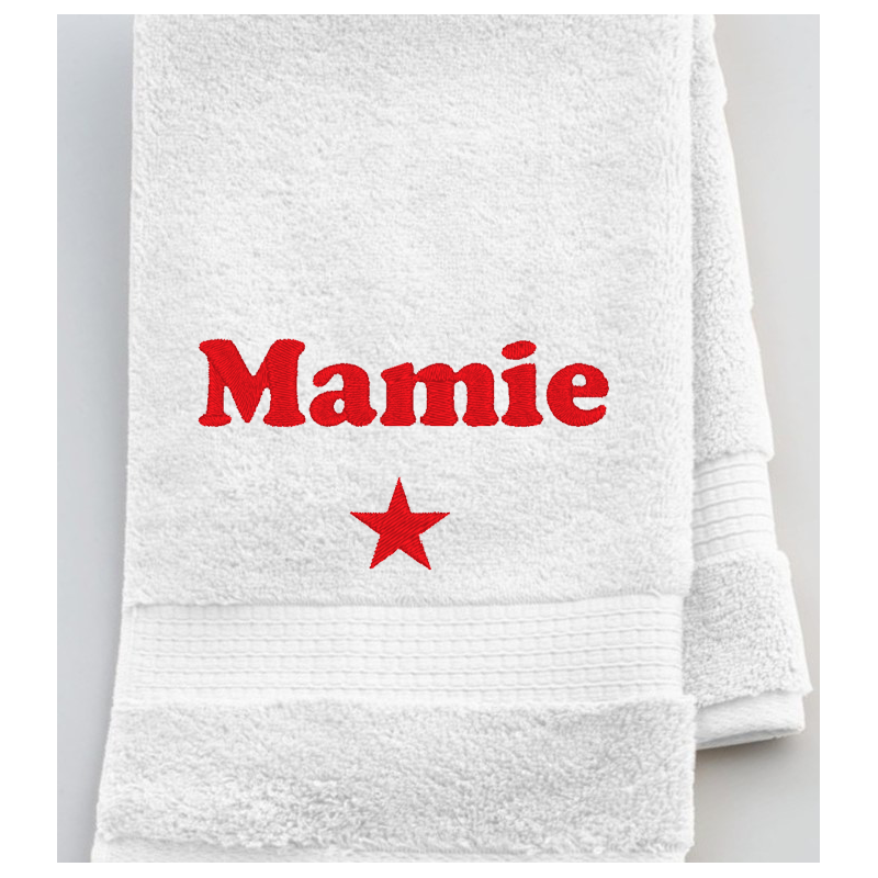 Serviette de toilette Mamie