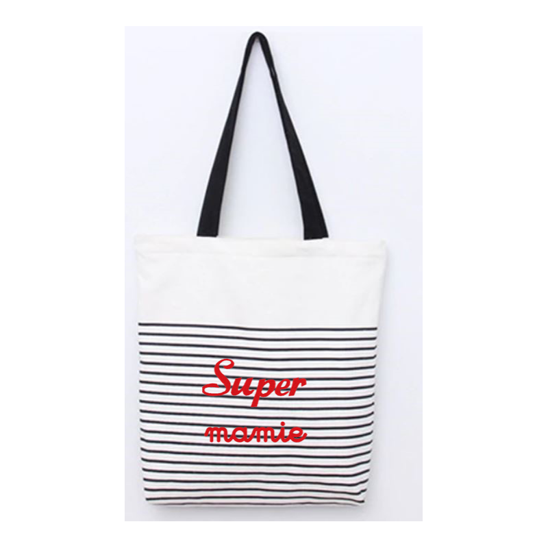 Sac rayé Super mamie