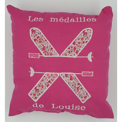 Coussin pour médailles de ski en liberty