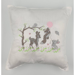 Coussin les amis de la forêt