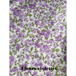 Pochette pour serviette de table fleur de lys en lin