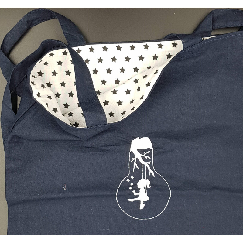 Tote bag Fillette dans l'ampoule