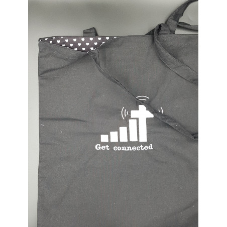 Tote bag Get connected