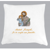 Coussin Broderie de Saint Joseph