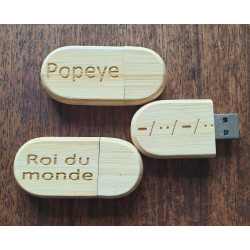 Clé usb gravée