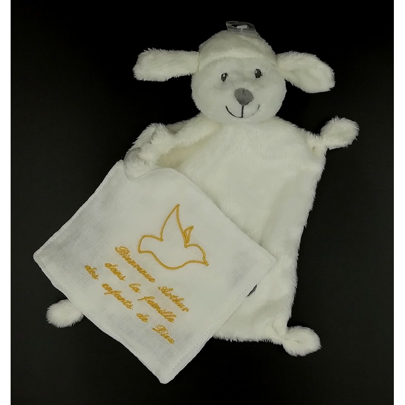 Peluche, lapin baptême ou naissance Peluche, lapin baptême ou naissance