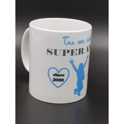 Tasse "super amie" à personnaliser