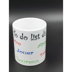 Tasse "to do list"