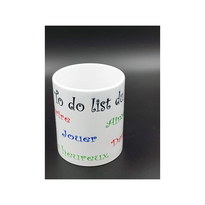 Tasse "to do list"