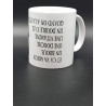 Tasse "tête à l'envers"