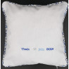 Coussin avec votre texte