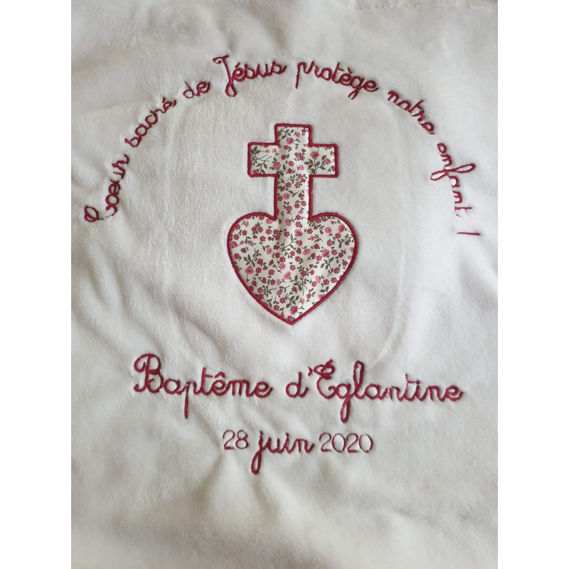 Couverture polaire Coeur sacré de Jésus