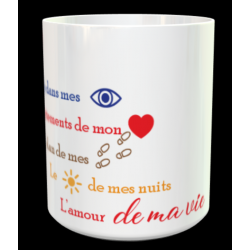 Tasse "Mon mari tu es ..." personnalisable