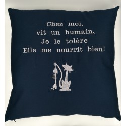 Housse de coussin taillea oreiller personnalisée simple face