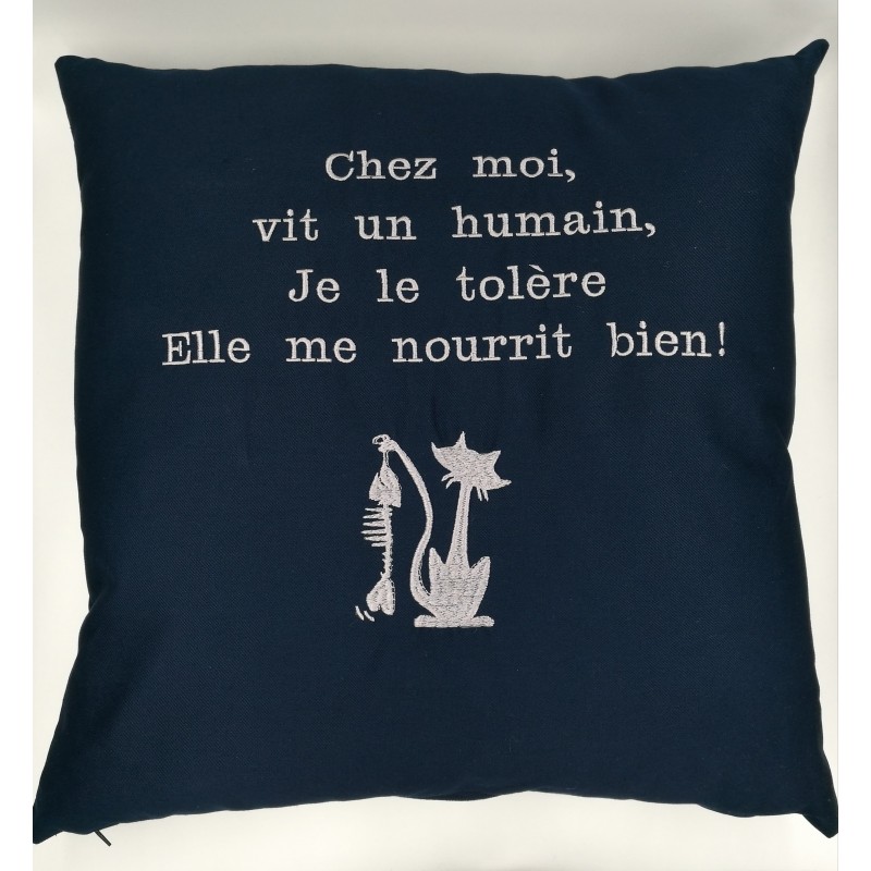 Housse de coussin taillea oreiller personnalisée simple face