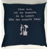 Housse de coussin taillea oreiller personnalisée simple face