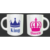 Tasse "King et Queen"personnalisable