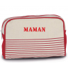 Trousse de toilette marinière Maman