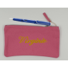 Trousse brodée