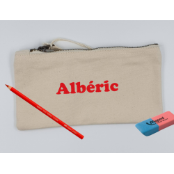 Trousse brodée