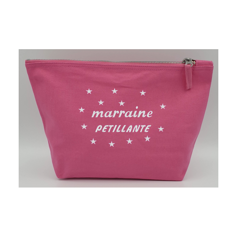 Pochette trousse personnalisée pour marraine plus que parfaite