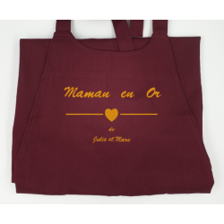 Tablier adulte maman en or