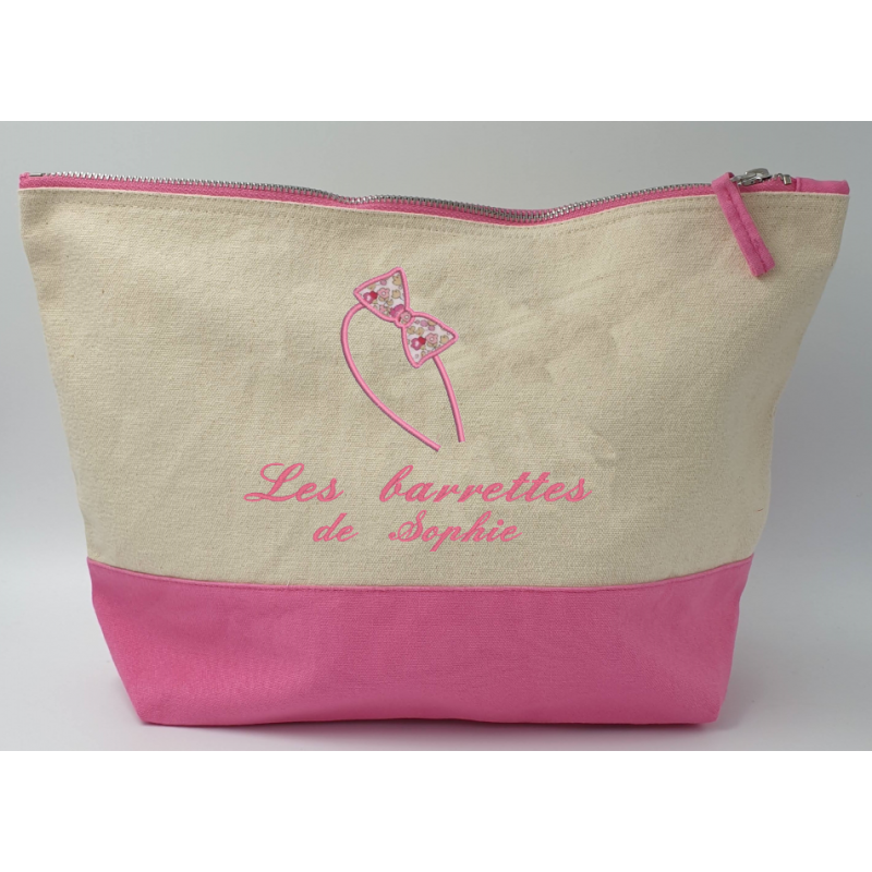 Pochette, trousse de toilette, voyage, fête, anniversaire, rentrée, vacances, naissance, cadeau personnalisé, personnalisé, brod Pochette, trousse de toilette, voyage, fête, anniversaire, rentrée, vacances, naissance, cadeau personnalisé, personnalisé, brod