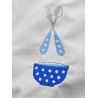 Serviette de table bol et couverts pour enfant