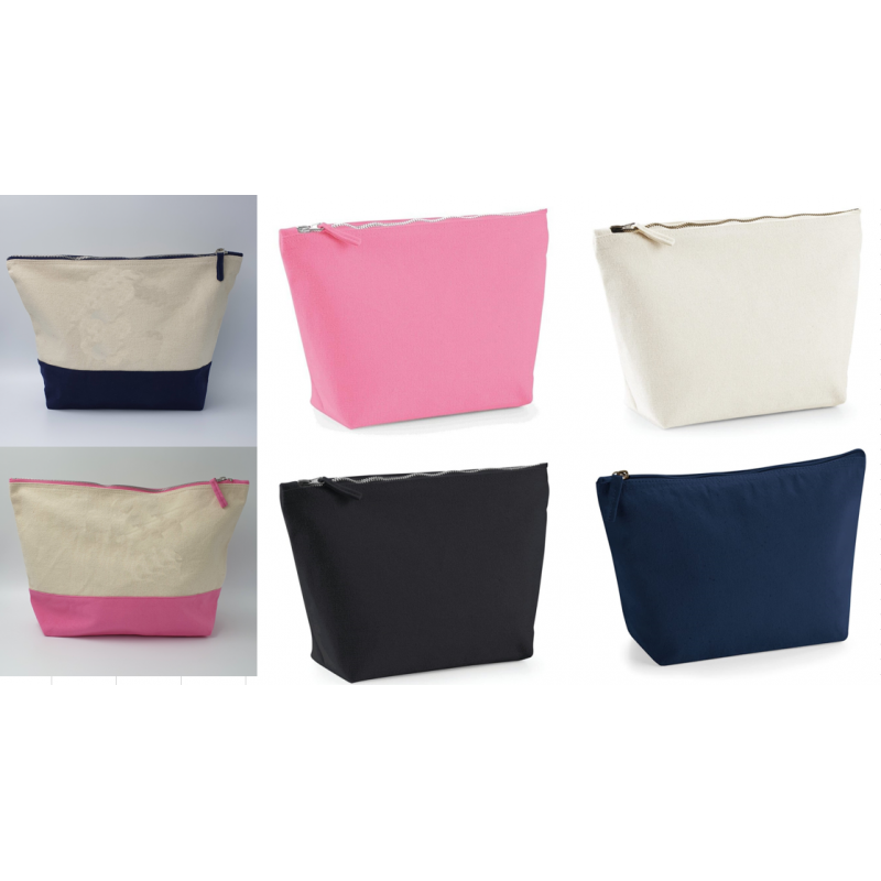 Pochette Tissu Zippée Vierge 10 Pièces DIY Vierge Toile Trousse