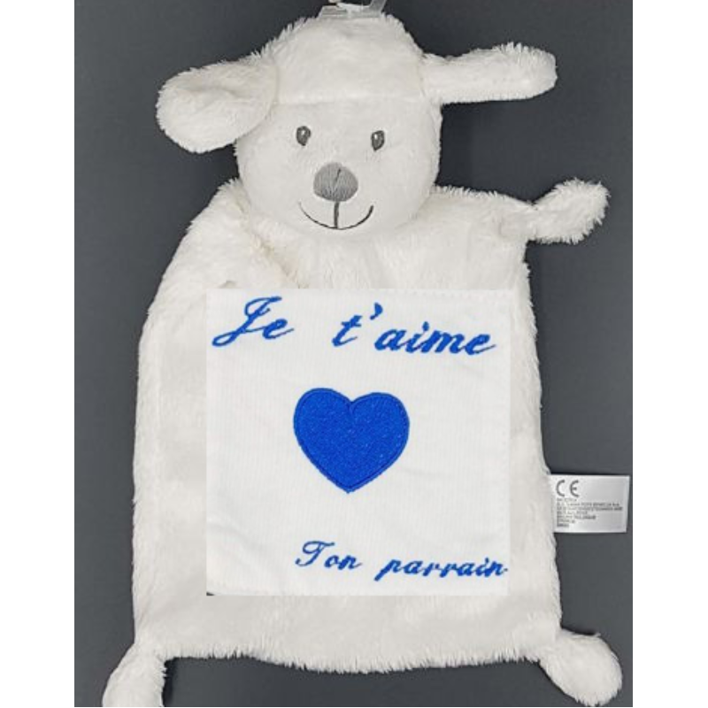 peluche, agneau Je t'aime