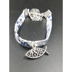 Bracelet Jésus dans poisson