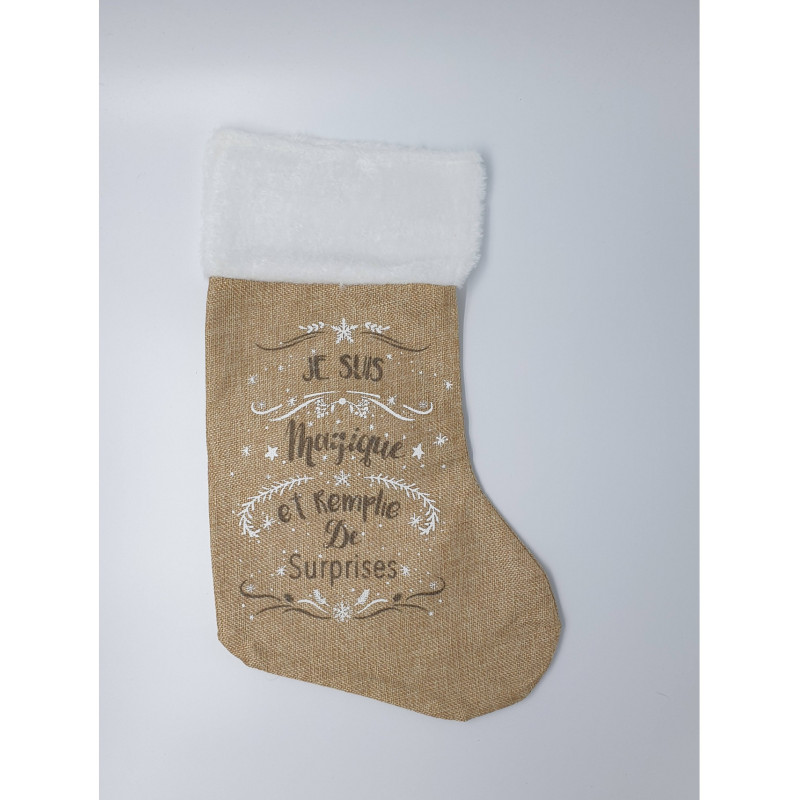 Crochet Suspendu Doré Pour Chaussettes De Noël – Décoration Cheminée Ou Murale – Design Festif