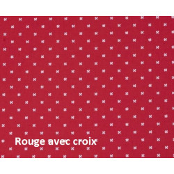 Bavoir élastiqué fait main brodé Monogramme