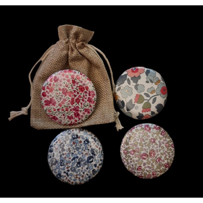 Miroir, Magnet, badge ou décapsuleur en liberty of london