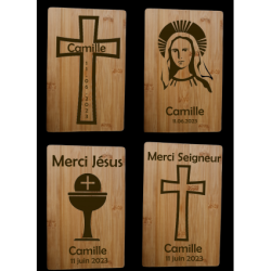 Planche gravée modèle religieux