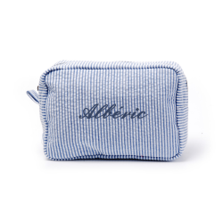 Trousse rayée brodée Petit bateau