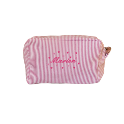 Trousse rayée brodée Petit bateau