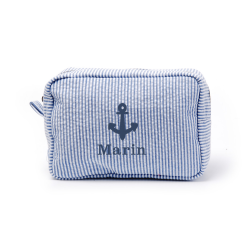 Trousse rayée brodée Petit bateau