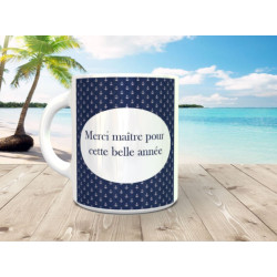 Tasse Merci maître ancres personnalisable