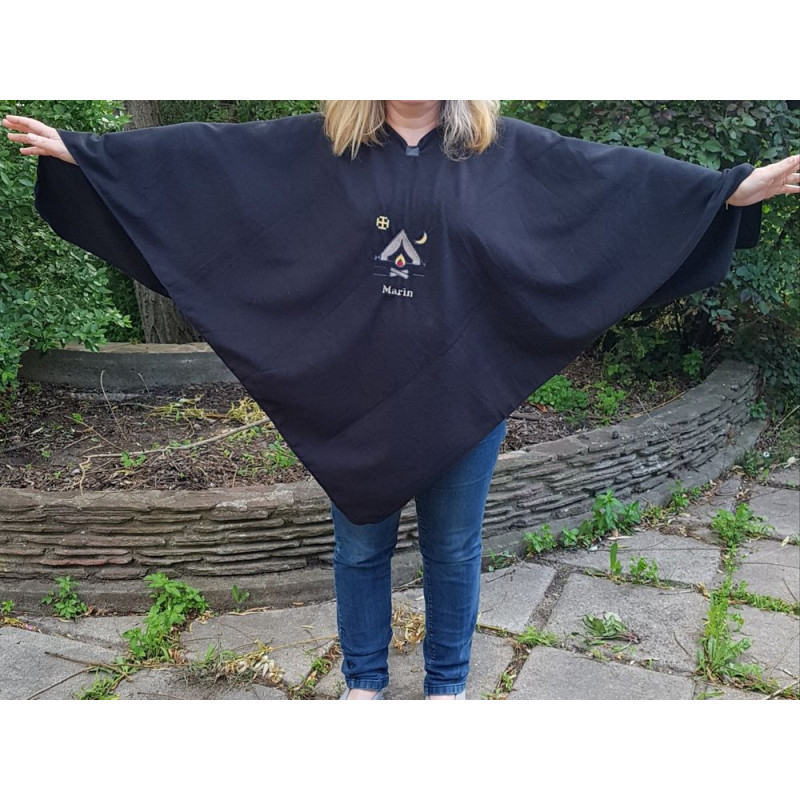Poncho De Veillee Enfant Adulte Modele Tente