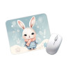 Tapis de souris lapine en hiver