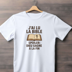 T-shirt J'ai lu la bible