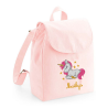 Sac à dos brodé avec couronne de fleurs