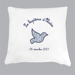Coussin Vierge en liberty