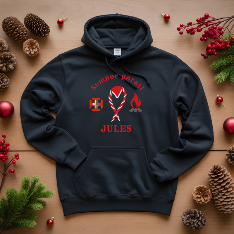 Sweat scout brodé personnalisé SUF ou SGDF