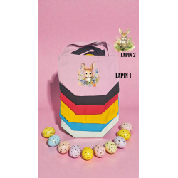 Panier lapin mignon pour Pâques