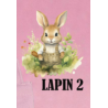 Panier lapin mignon pour Pâques