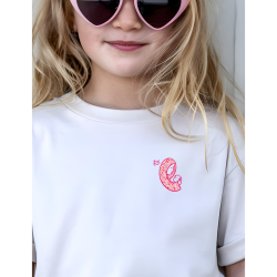 T‑shirt coton imprimé DTF – blanc ou marine